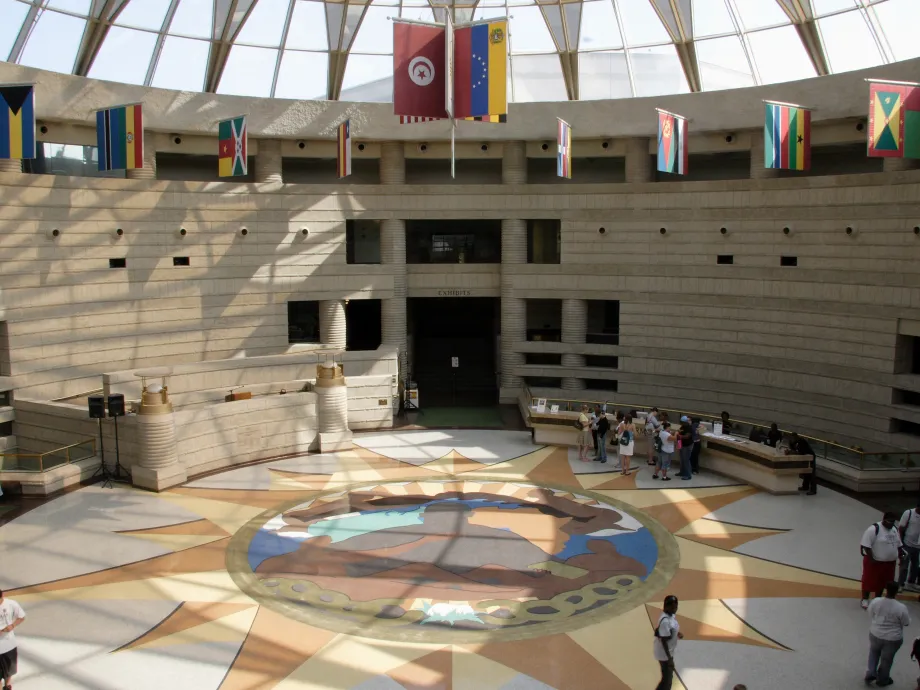 Emptied rotunda space